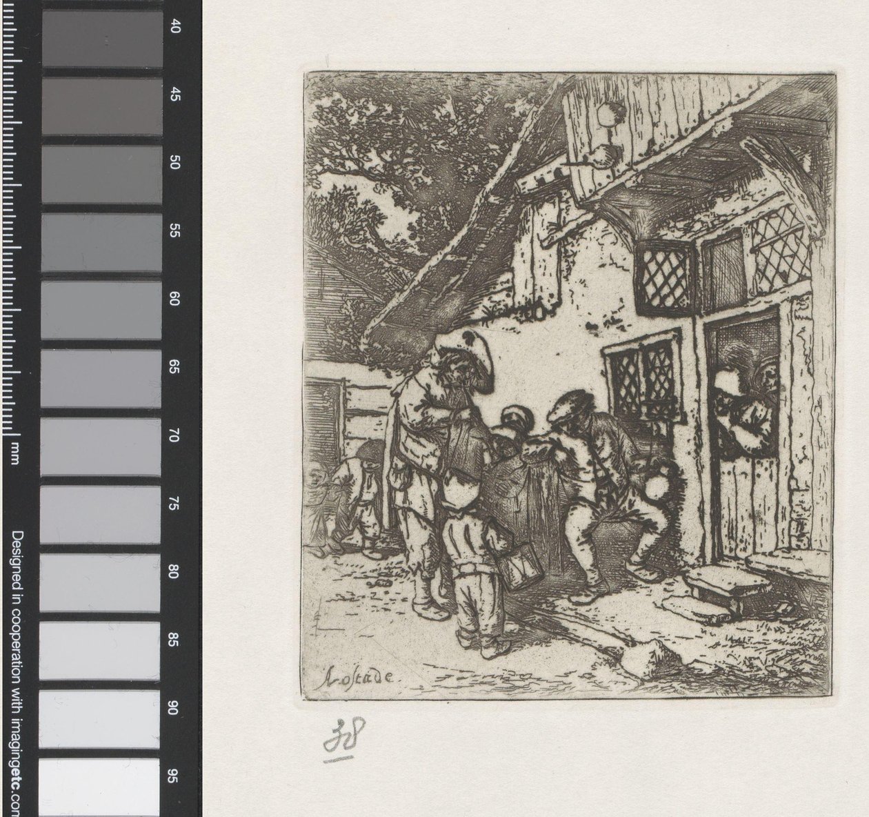 Músicos itinerantes de Adriaen van Ostade