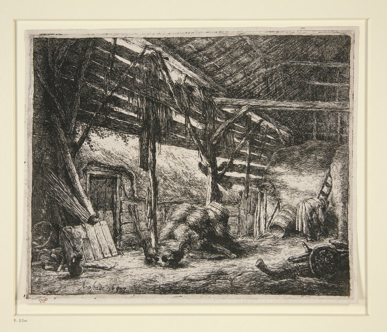 O Celeiro de Adriaen van Ostade