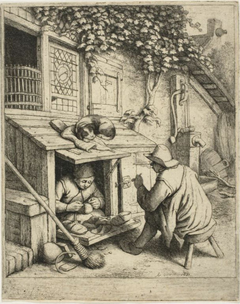 O sapateiro de Adriaen van Ostade