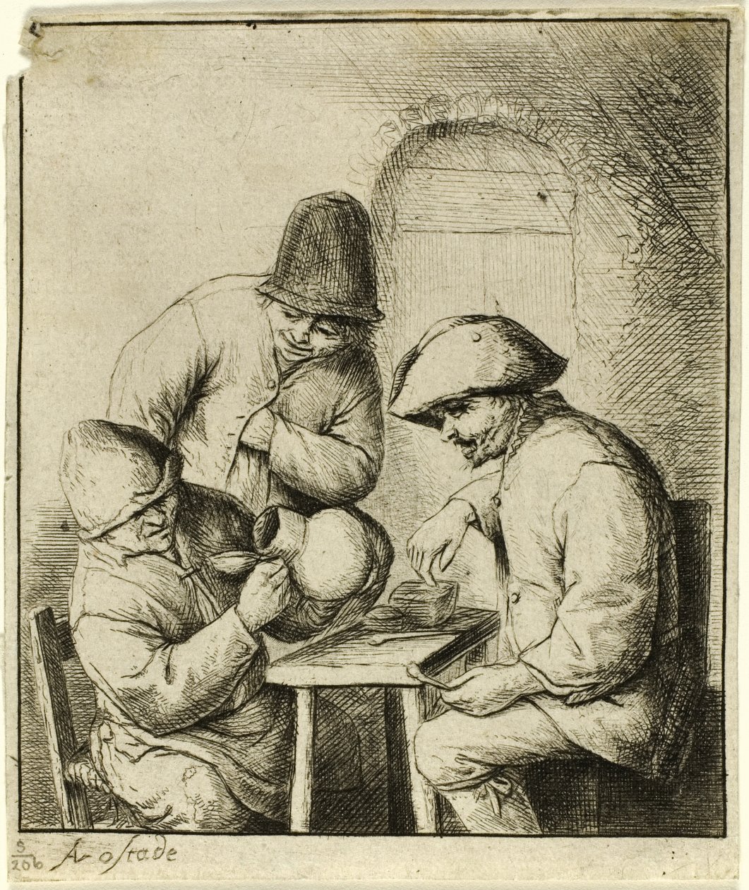 A jarra vazia de Adriaen van Ostade