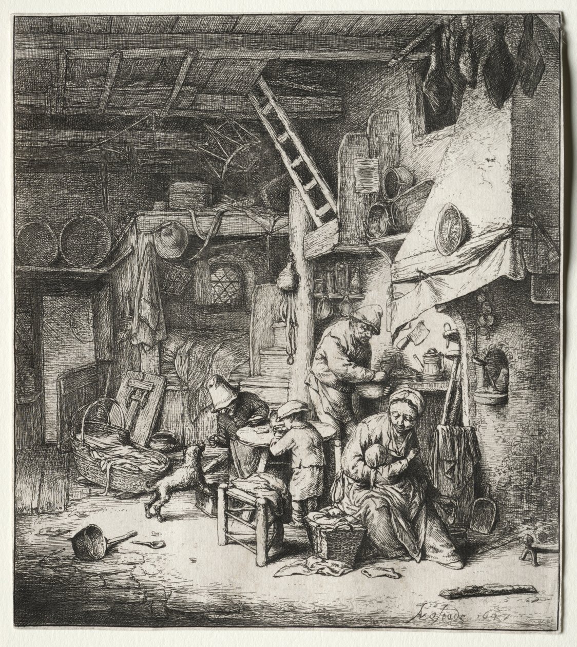A família de Adriaen van Ostade