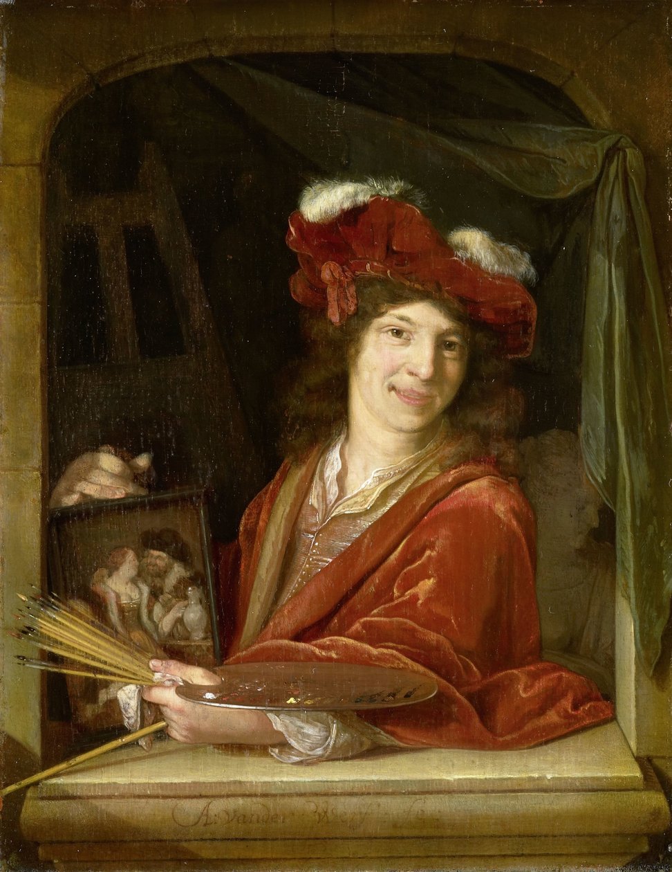 Um jovem pintor de Adriaen van der Werff