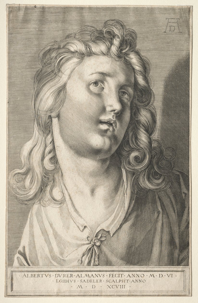 Cabeça Feminina de Aegidius Sadeler