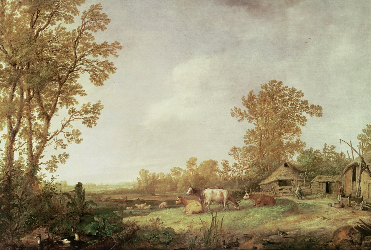 Cena do Pátio de Aelbert Cuyp