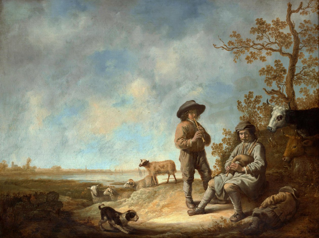 Pastores de tubulação de Aelbert Cuyp