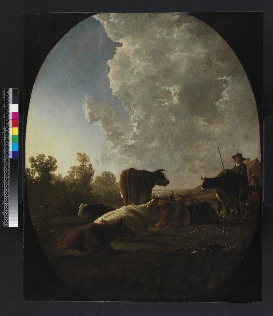 Pôr do sol depois da chuva, c.1648-52 de Aelbert Cuyp