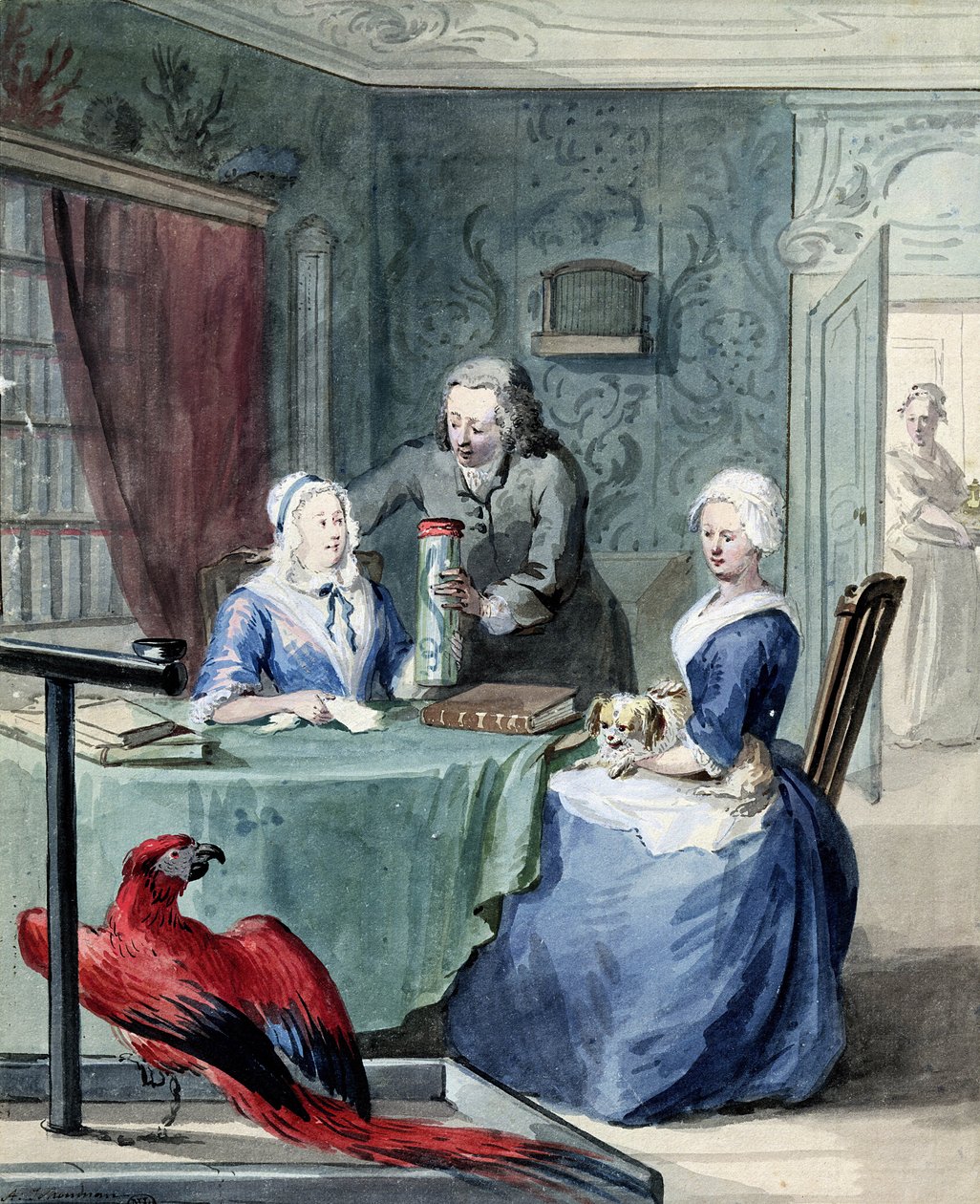 O naturalista de Aert Schouman