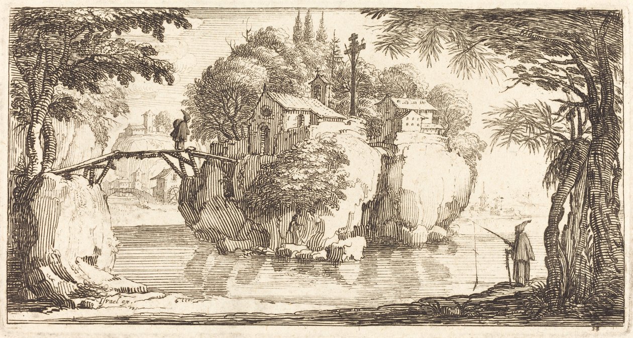 Paisagem de After Jacques Callot