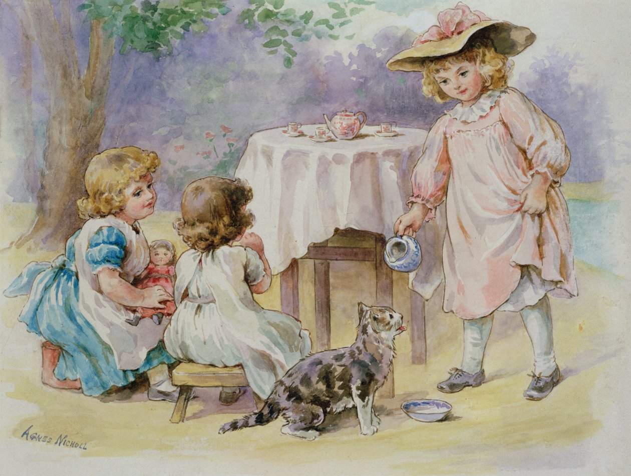 O Tea Party, 1876 de Agnes Nicholl