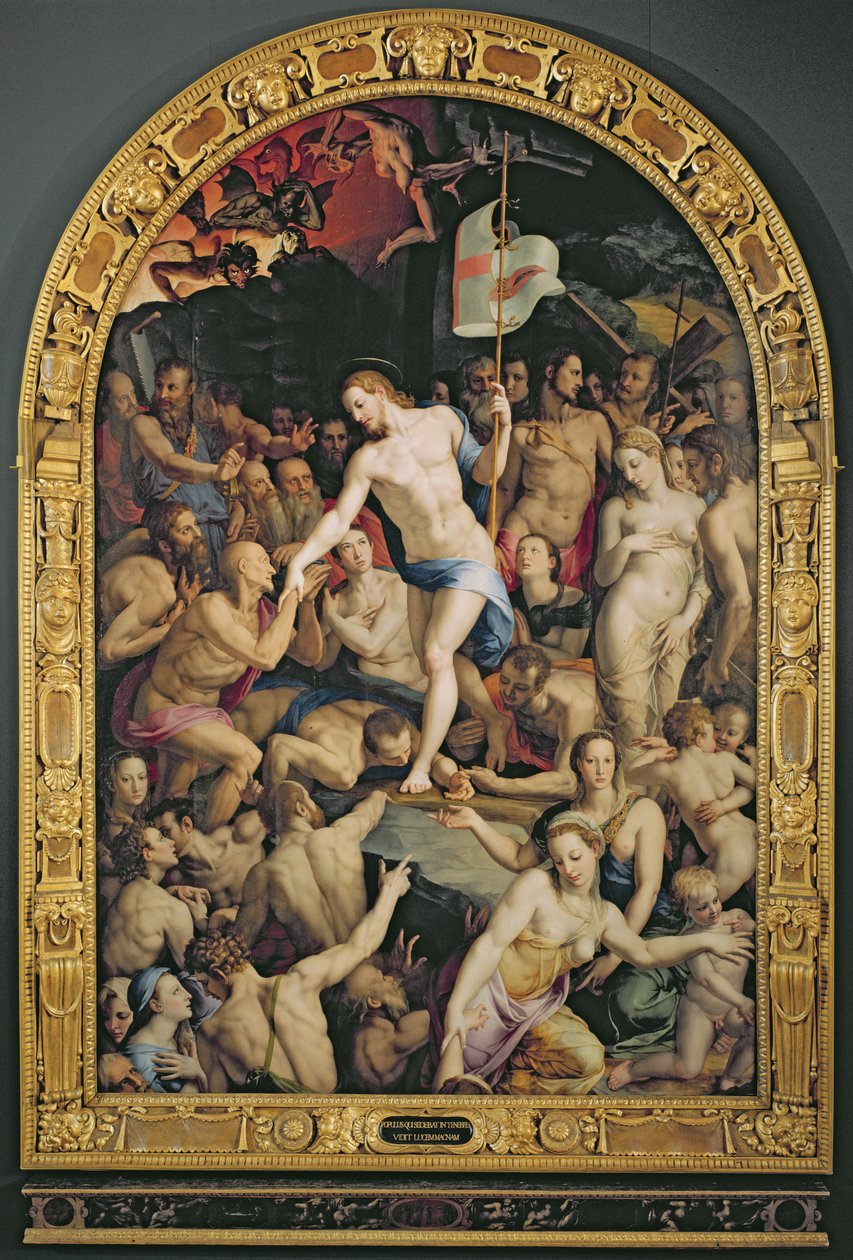Cristo no limbo, 1552 de Agnolo Bronzino