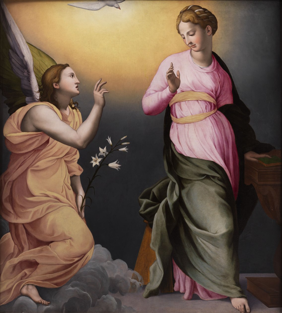 A Anunciação de Agnolo Bronzino