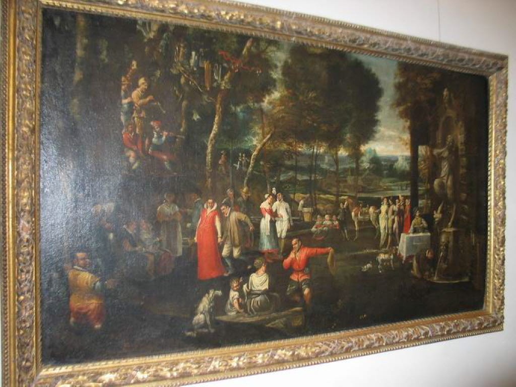 Festival da aldeia de Agostino Carracci