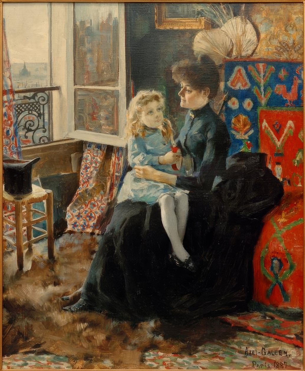Mãe e filho de Akseli Valdemar Gallen Kallela