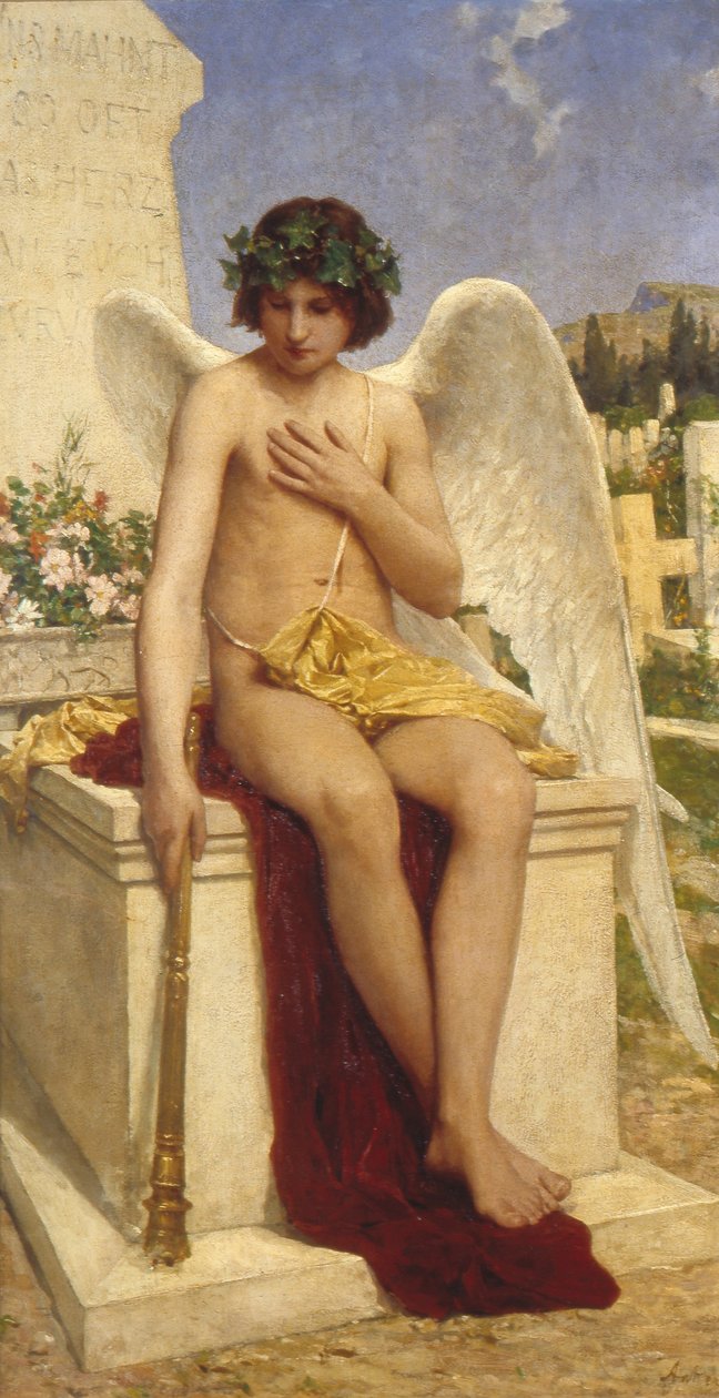 O gênio da morte de Albert Anker