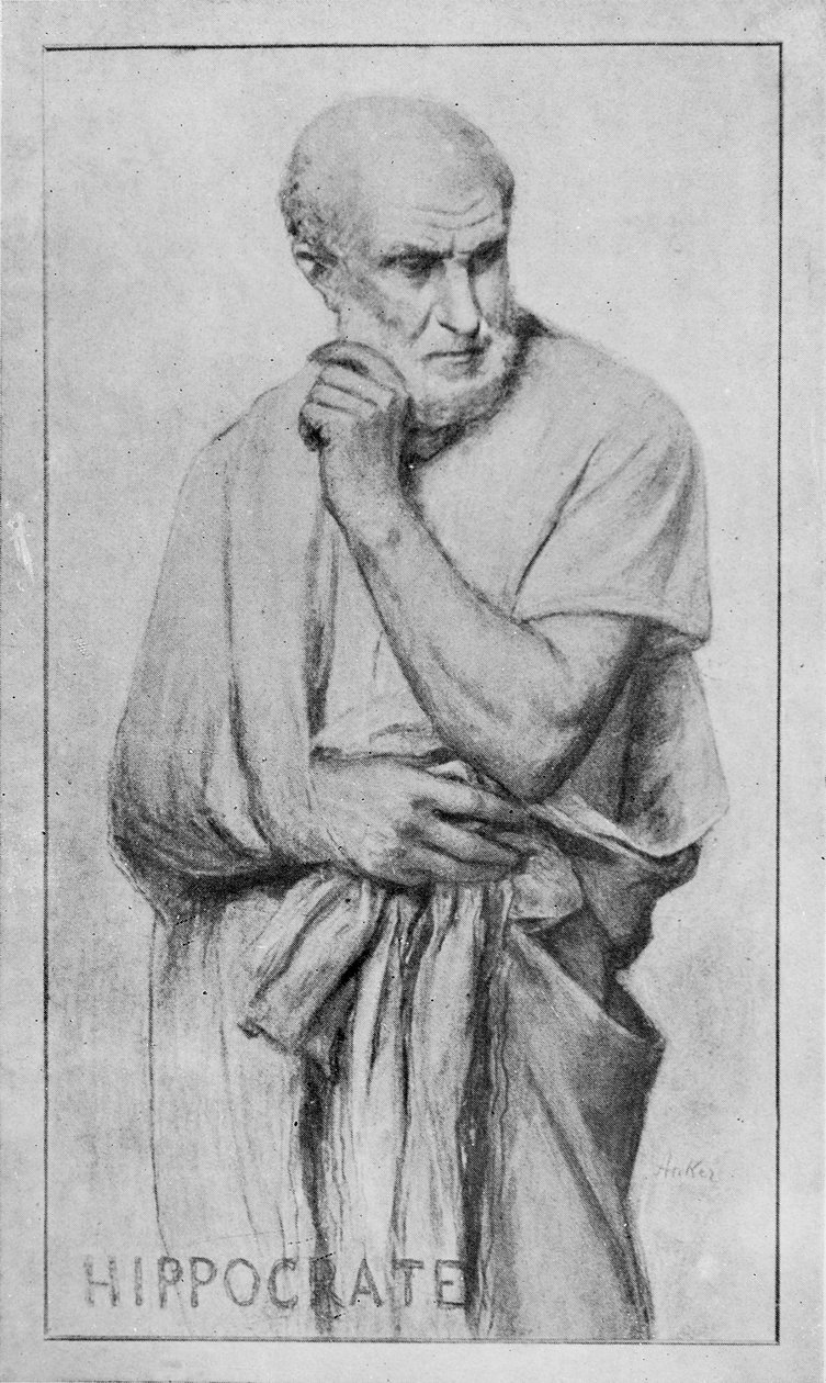 Retrato de Hipócrates de Albert Anker