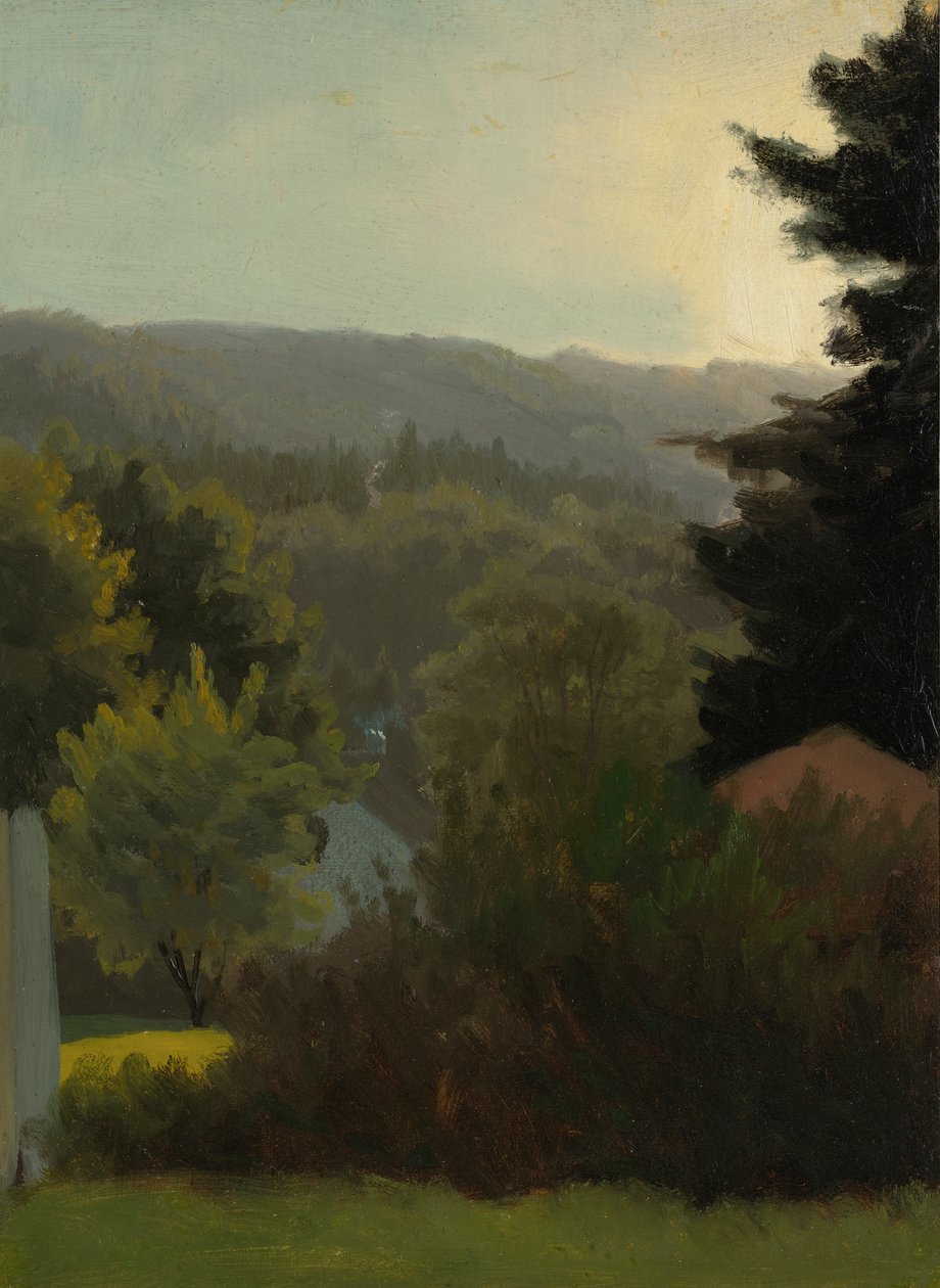 Colinas arborizadas de Albert Bierstadt