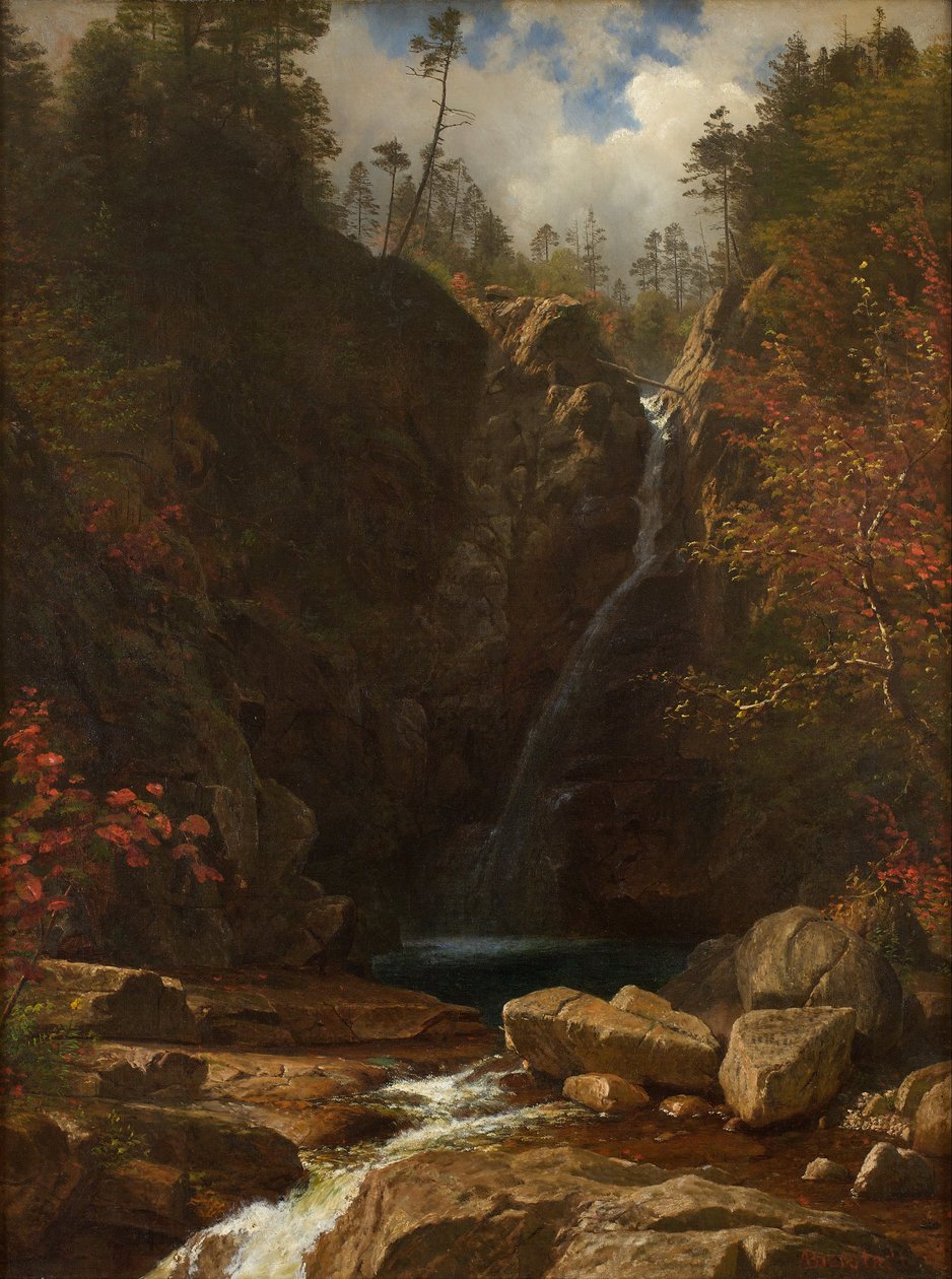 Glen Ellis Falls de Albert Bierstadt