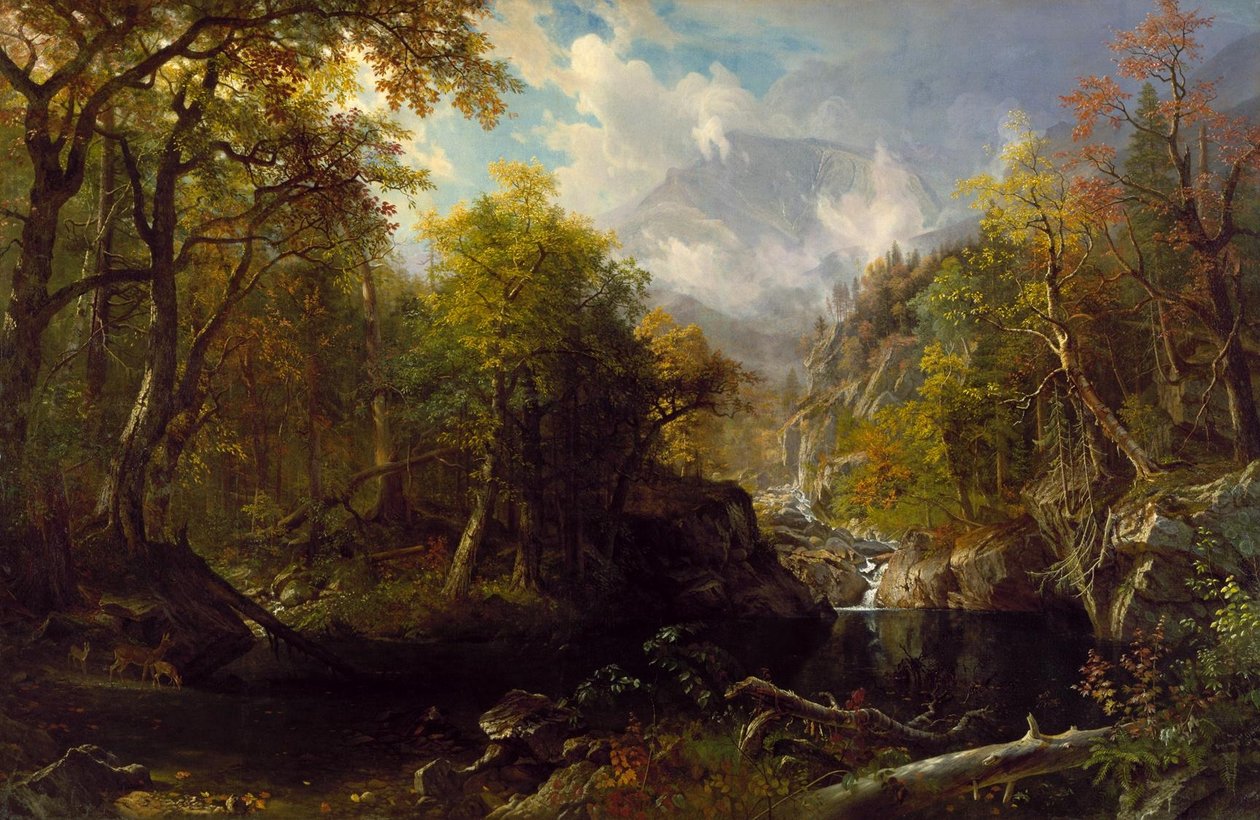 The Emerald Pool de Albert Bierstadt