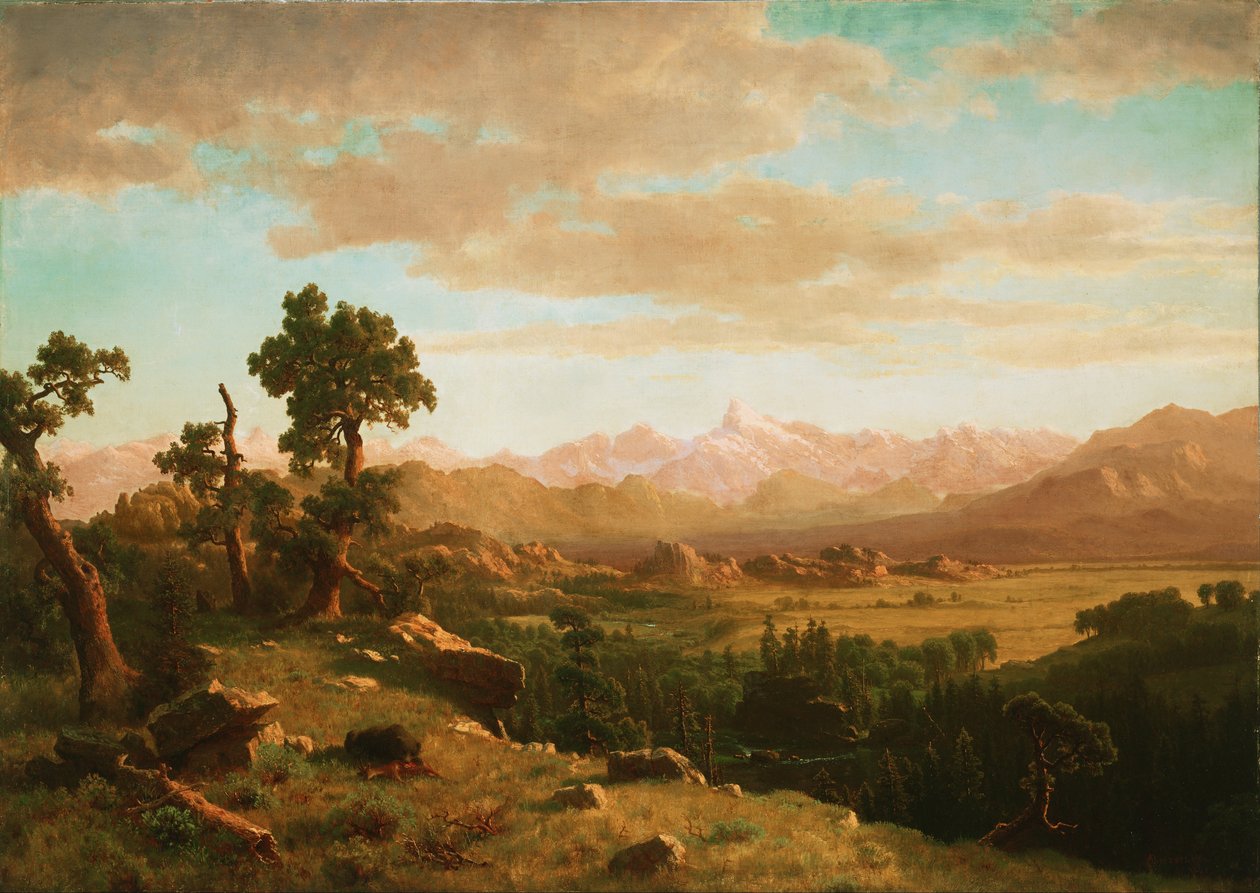 Wind River Country de Albert Bierstadt