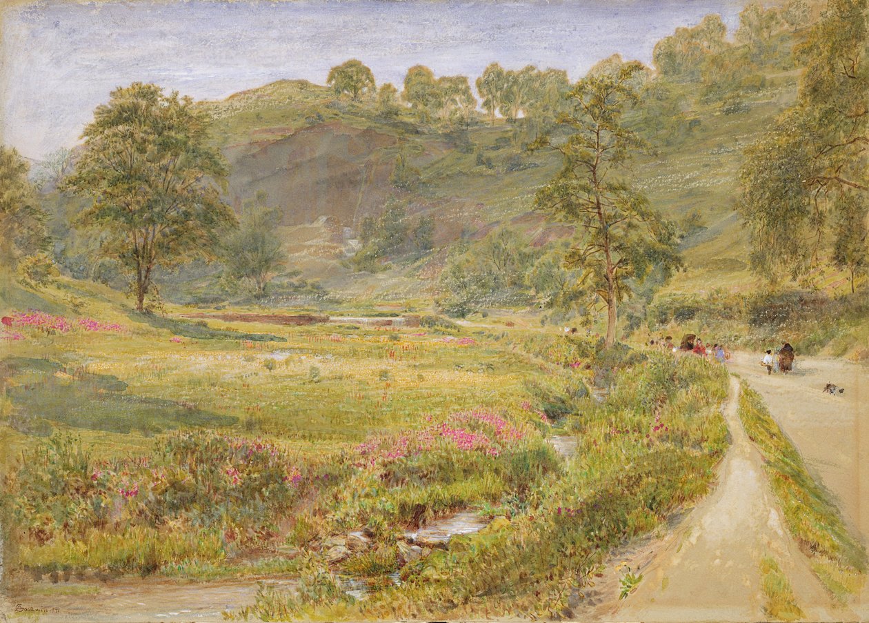 Matlock, 1871 de Albert Goodwin