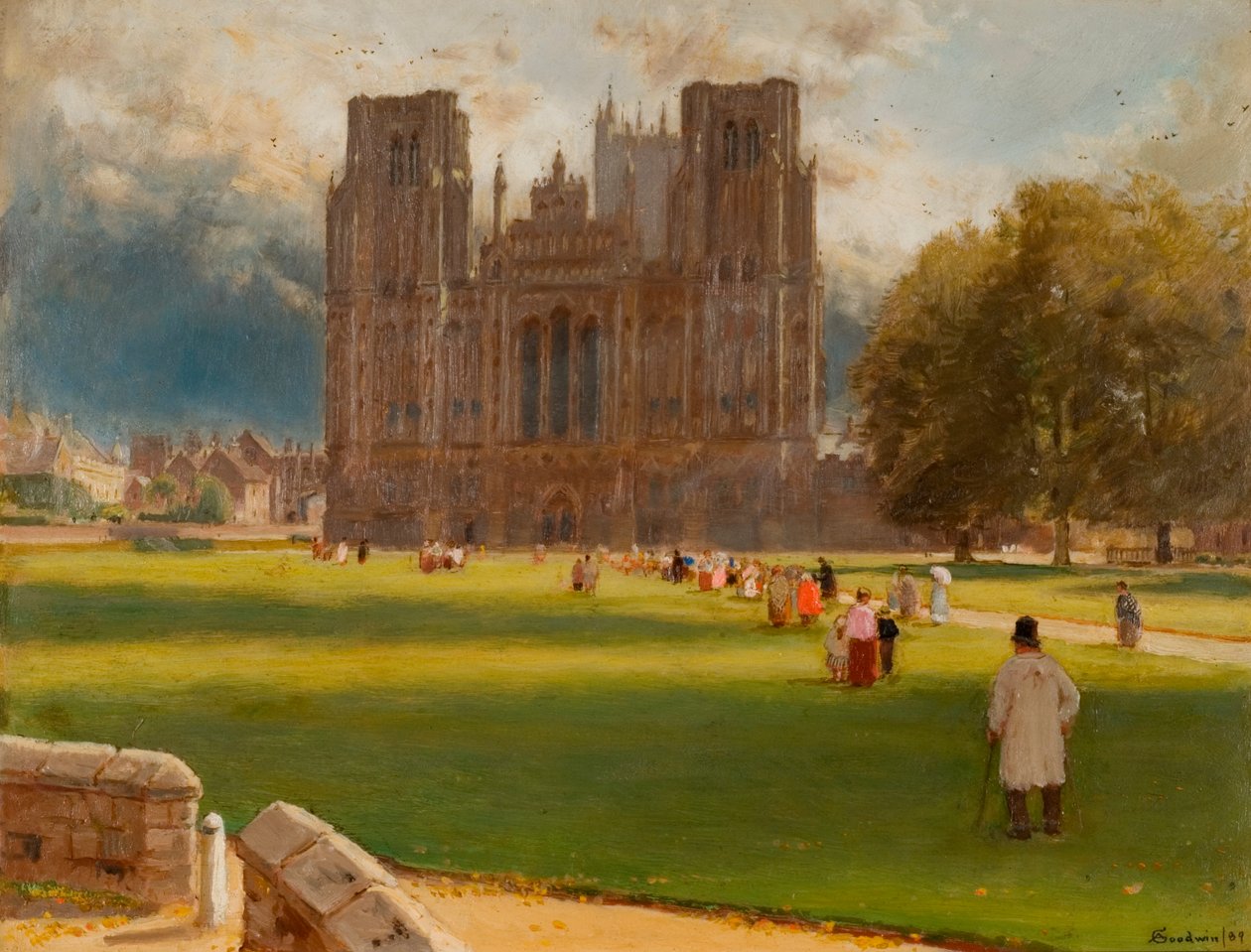 Catedral dos poços, 1889 de Albert Goodwin
