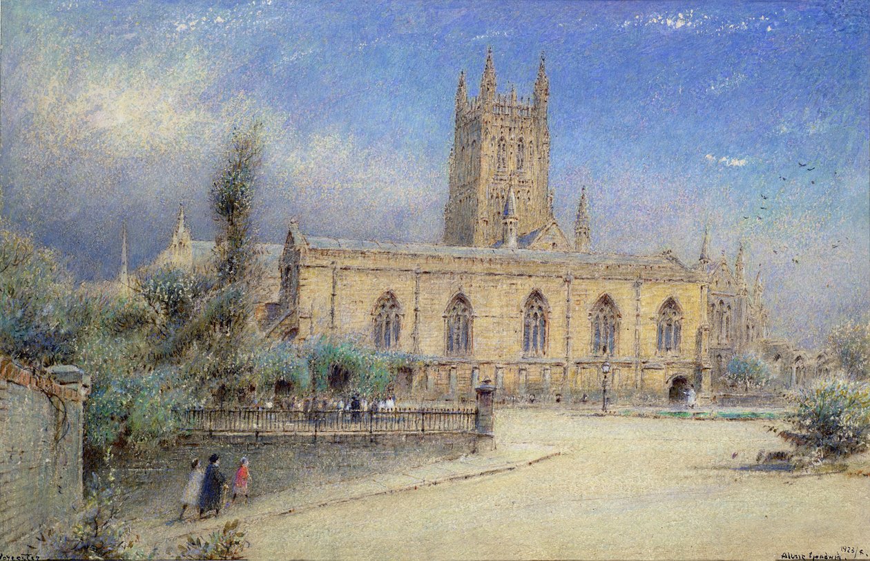 Catedral de Worcester de Albert Goodwin