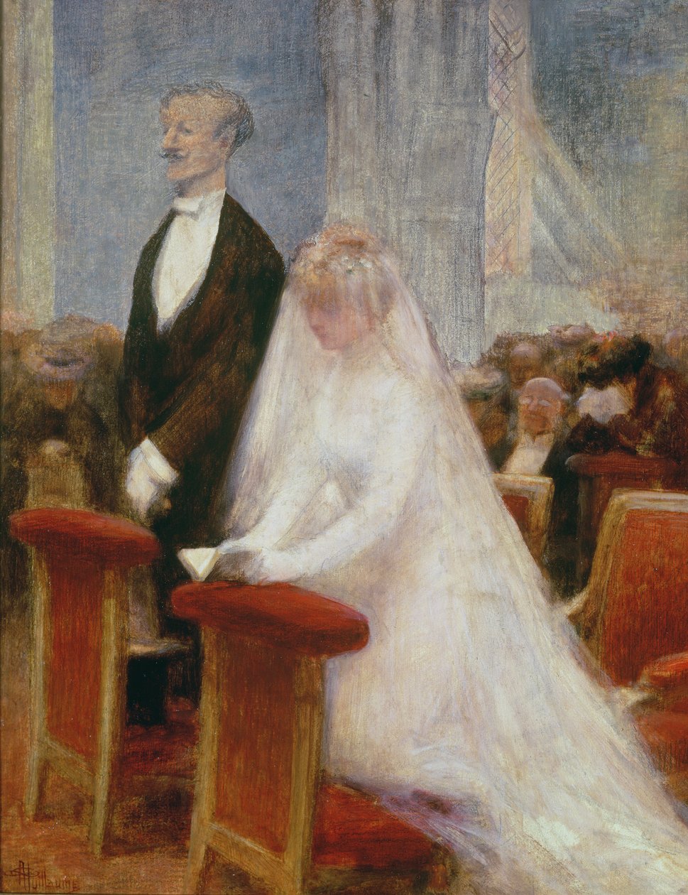 O casamento (painel) de Albert Guillaume