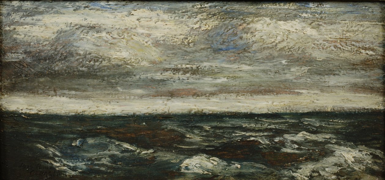 Marine, 1907 (óleo no painel de madeira) de Albert Pinkham Ryder