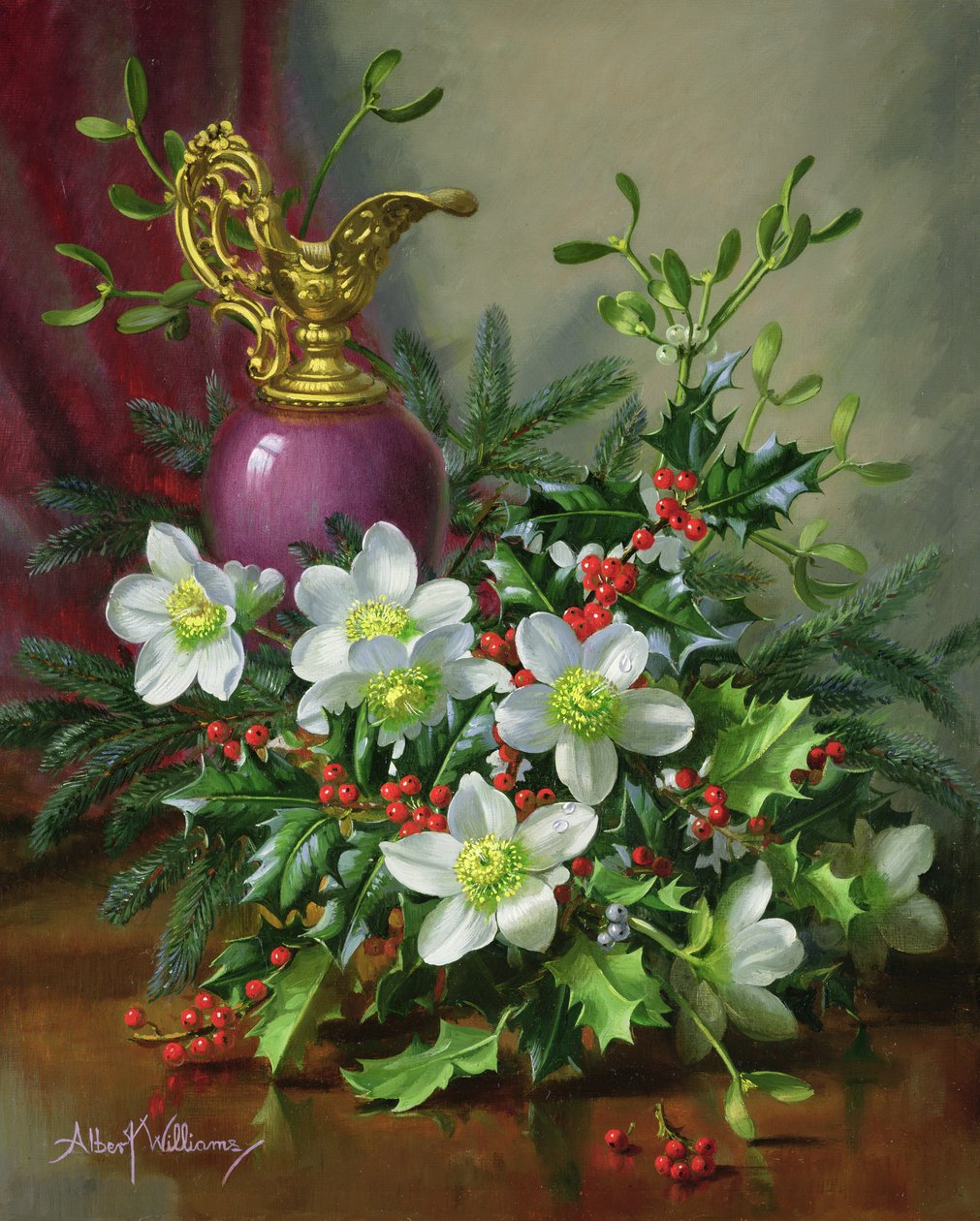 Rosas de natal AB88 de Albert Williams
