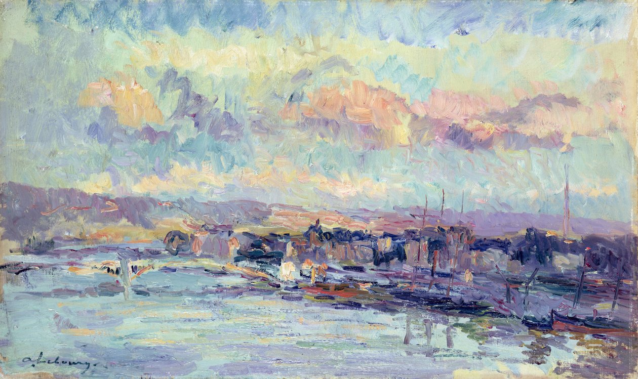 Vista de paris de Albert Charles Lebourg