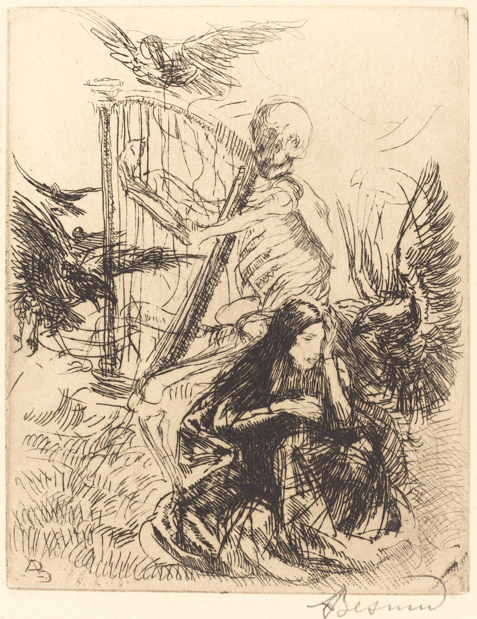 Músico de Albert Besnard