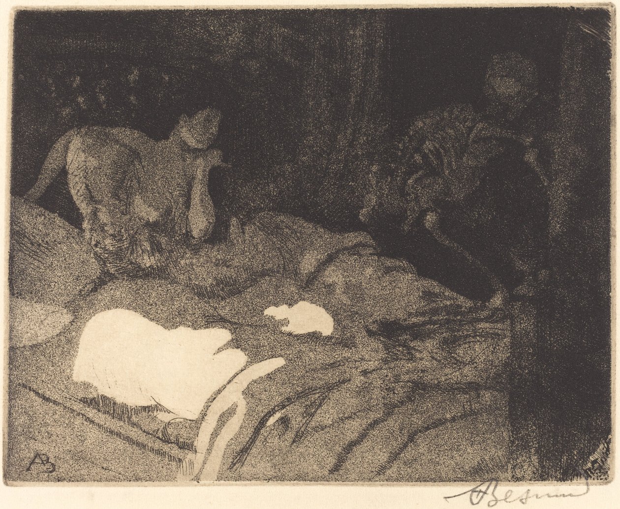 O Enigma (O Enigma) de Albert Besnard