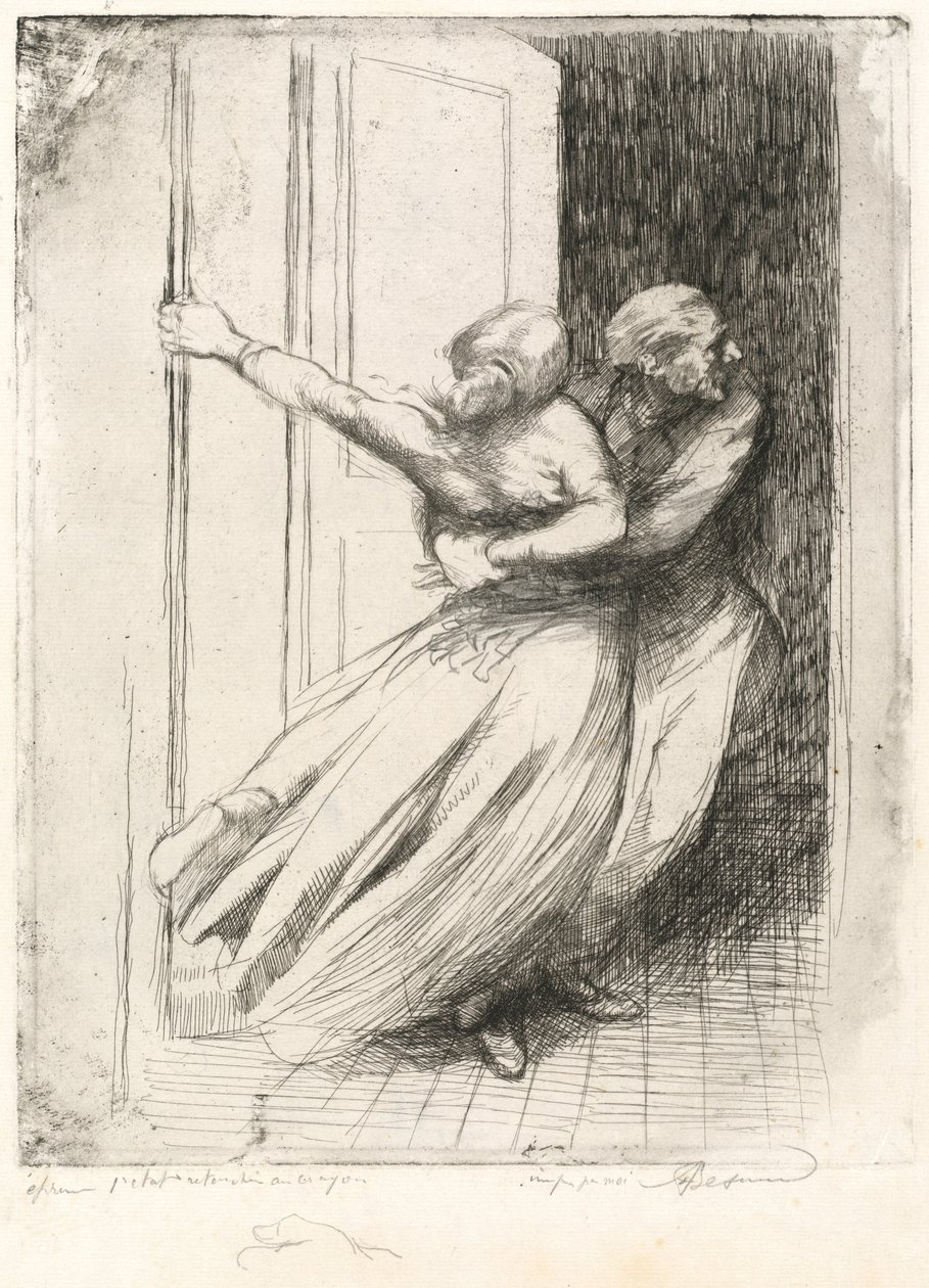 O estupro (Le Viol) de Albert Besnard