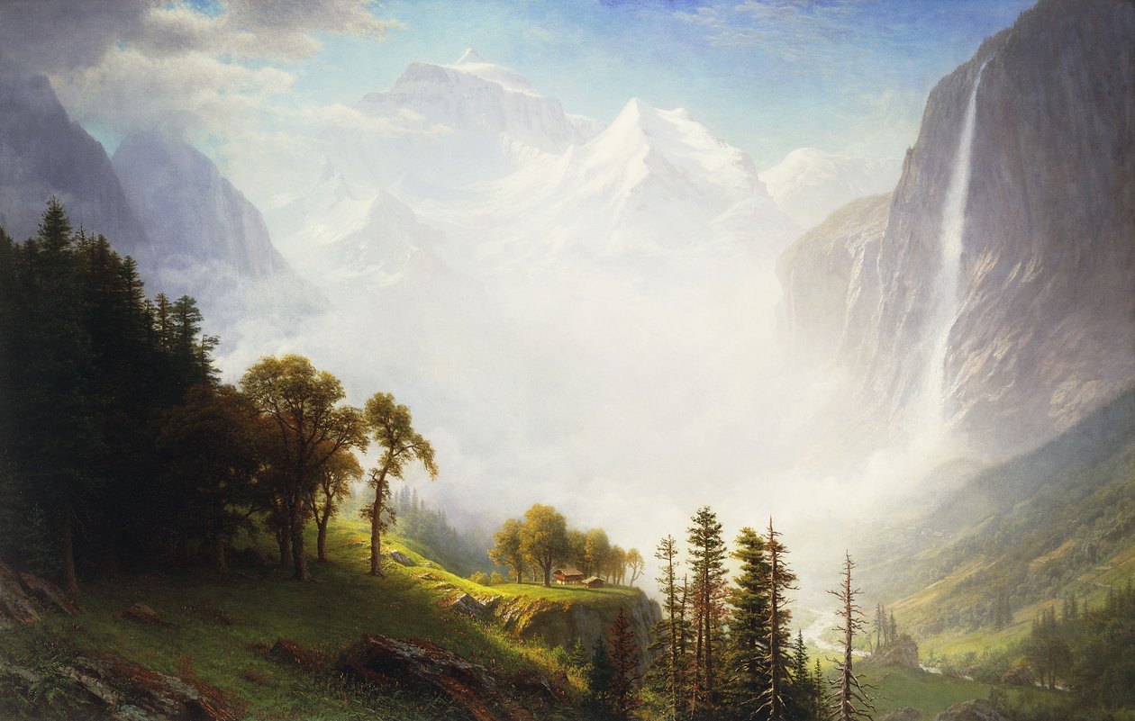 Majestade das Montanhas, 1853-57 de Albert Bierstadt