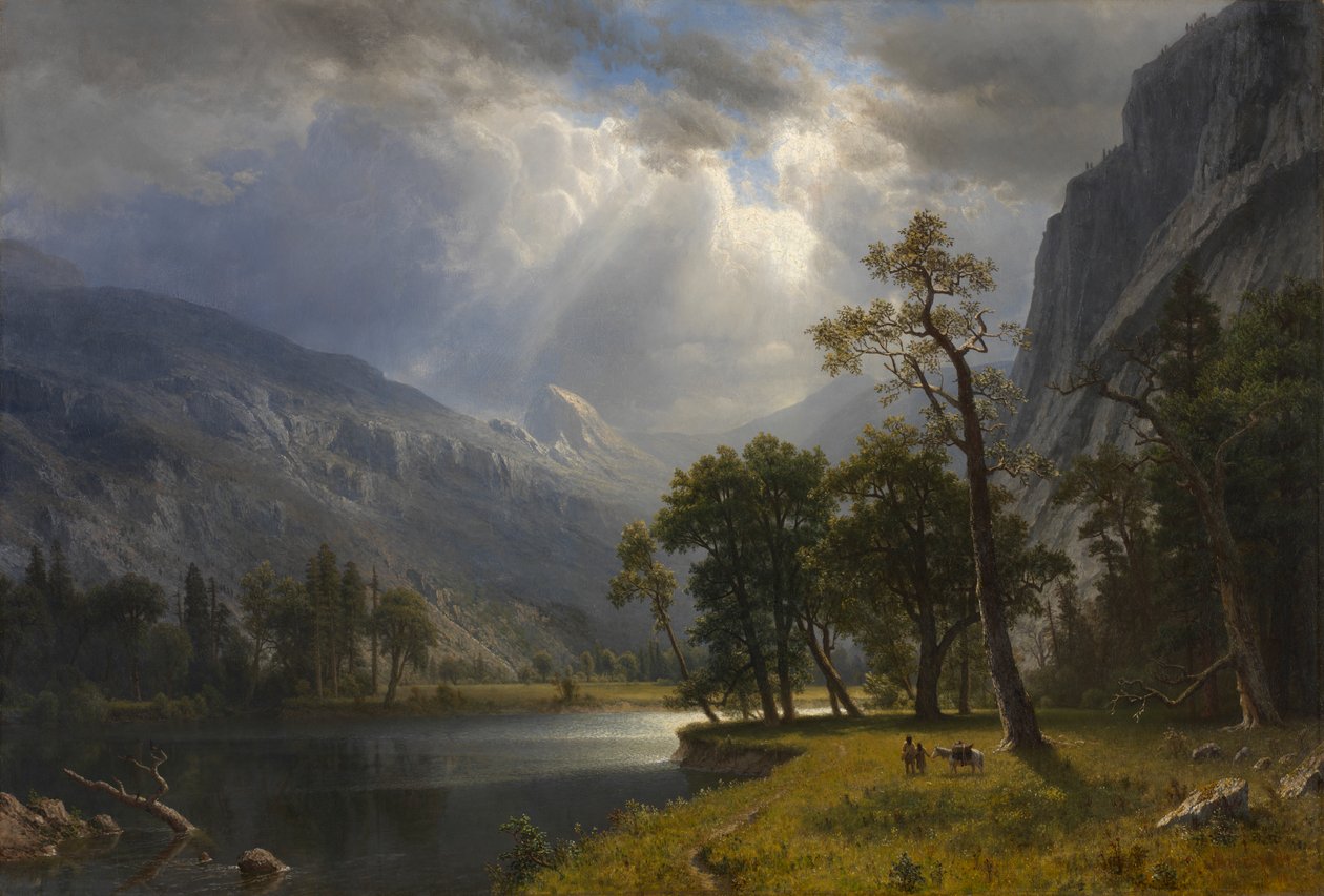 Rei do Monte Starr, Yosemite de Albert Bierstadt