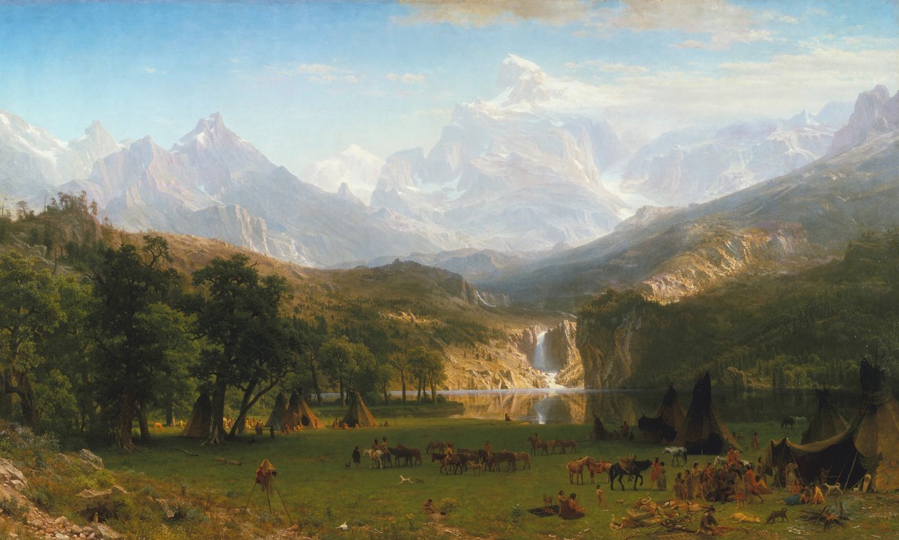 Montanhas Rochosas, Pico Lander de Albert Bierstadt