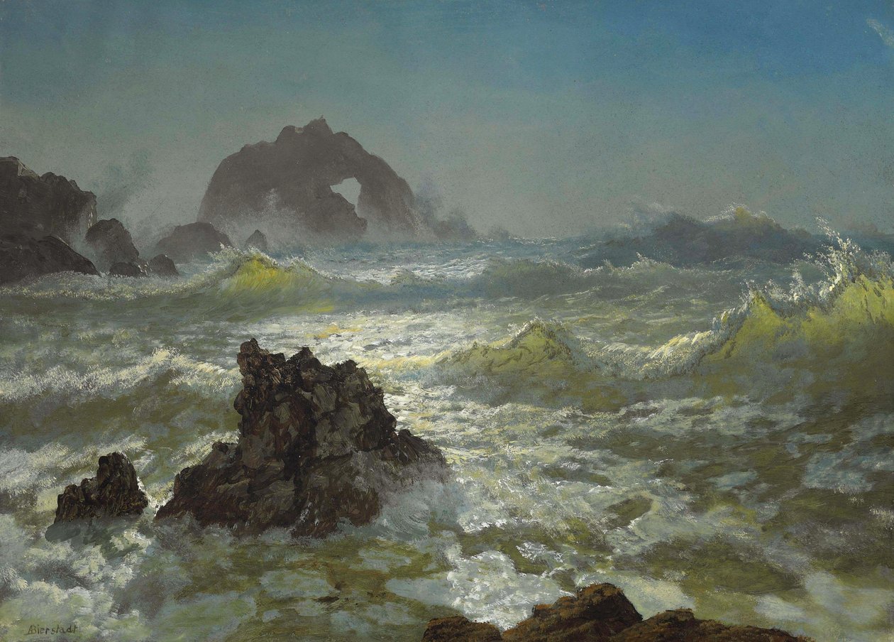 Seal Rock, Califórnia de Albert Bierstadt