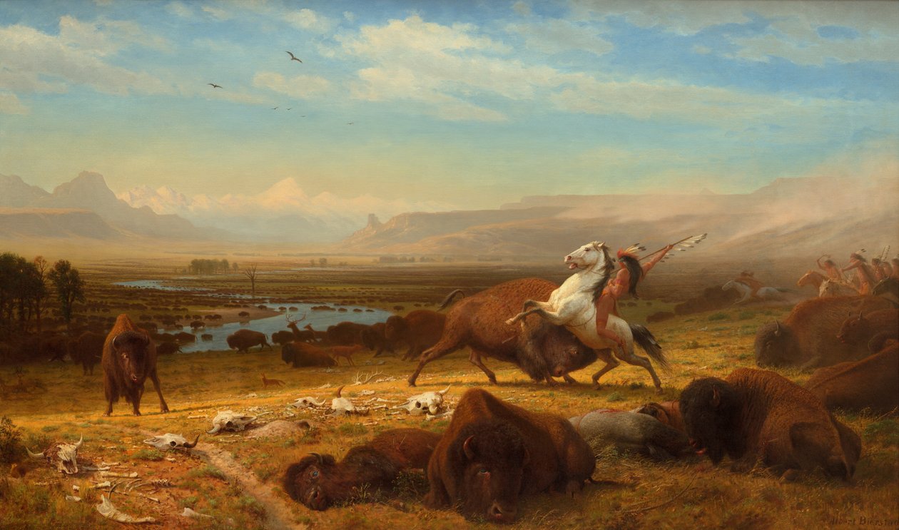 O Último do Búfalo de Albert Bierstadt