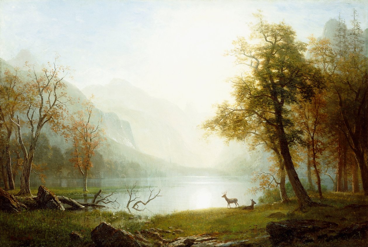 Vale no canyon do rei, de Albert Bierstadt