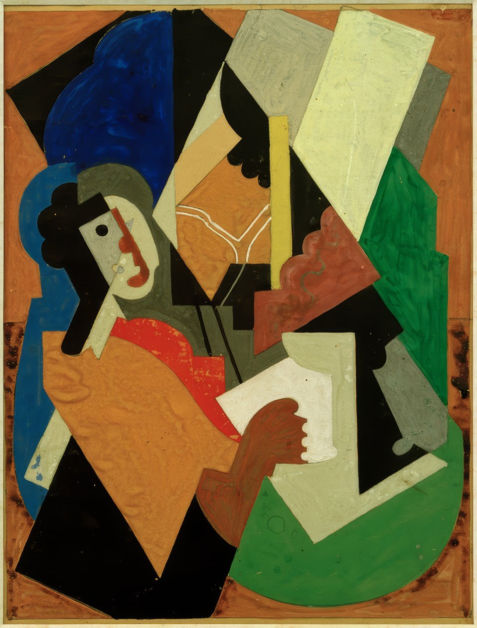 Mulher à mesa de Albert Gleizes