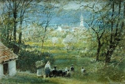 Bavino - Lago Maggiore de Albert Goodwin