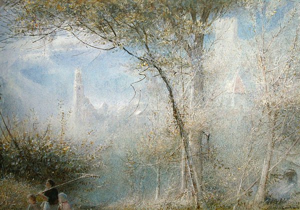 Merano, Norte da Itália de Albert Goodwin