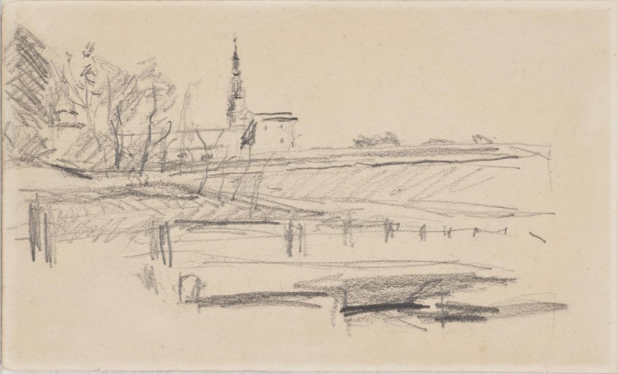 Kronborg visto do oeste de Albert Gottschalk