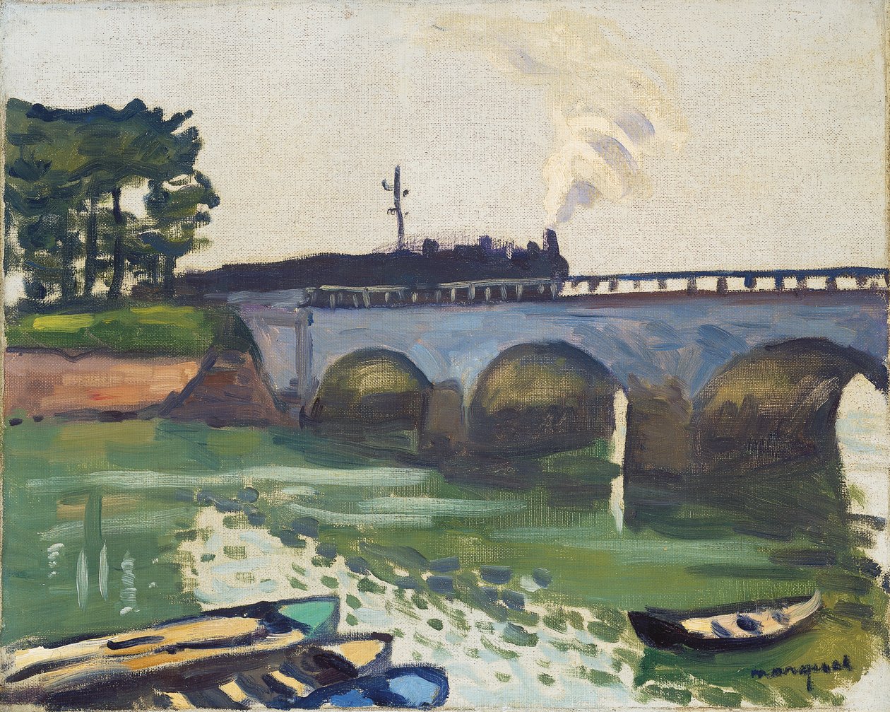 Ponte em Saint-Jean-de-Luz de Albert Marquet