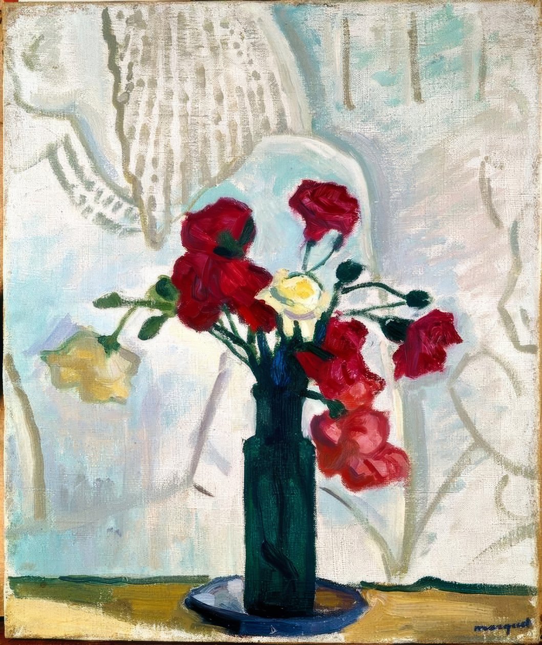 Natureza morta com cravos de Albert Marquet