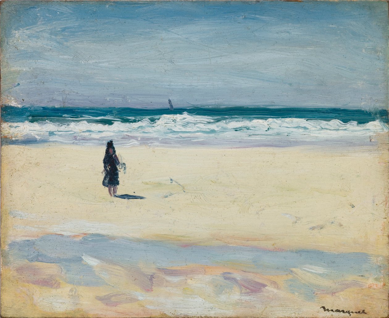 Menina na Praia de Albert Marquet