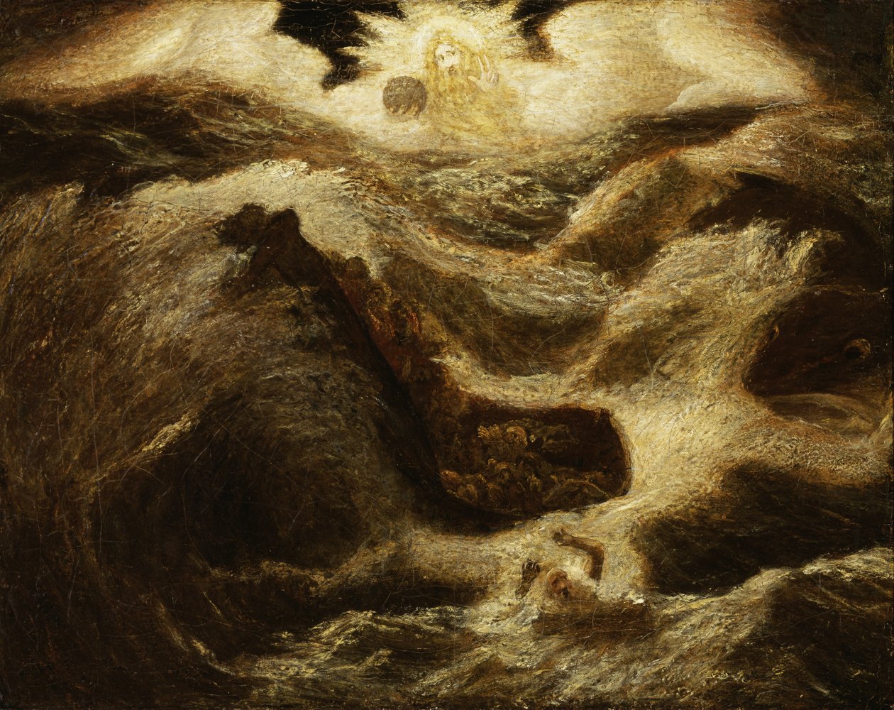 Jonas, por quê? 1885-1895. de Albert Pinkham Ryder