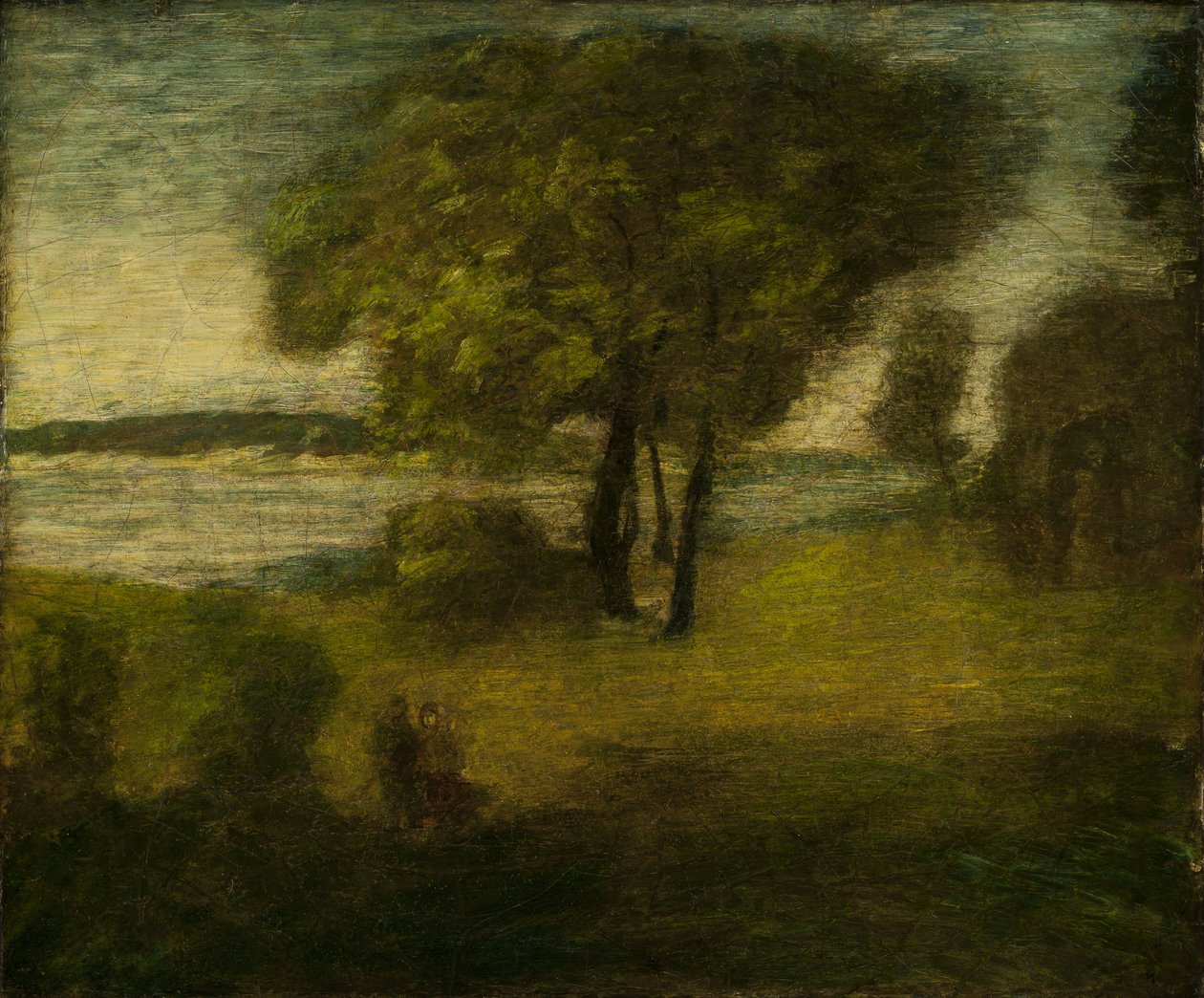 O rio, c.1890 de Albert Pinkham Ryder