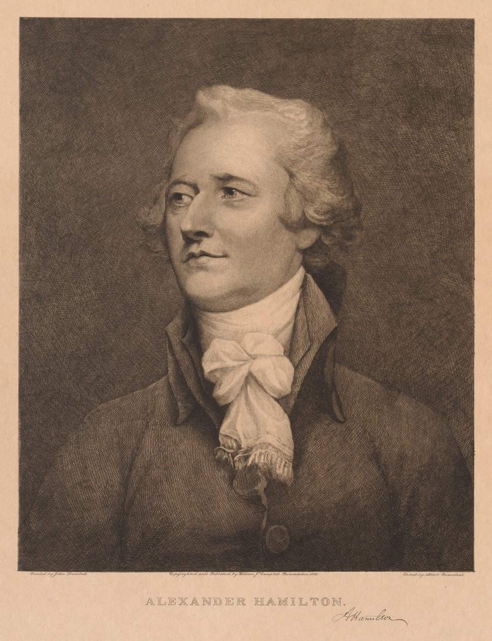 Alexander Hamilton, 1895. de Albert Rosenthal