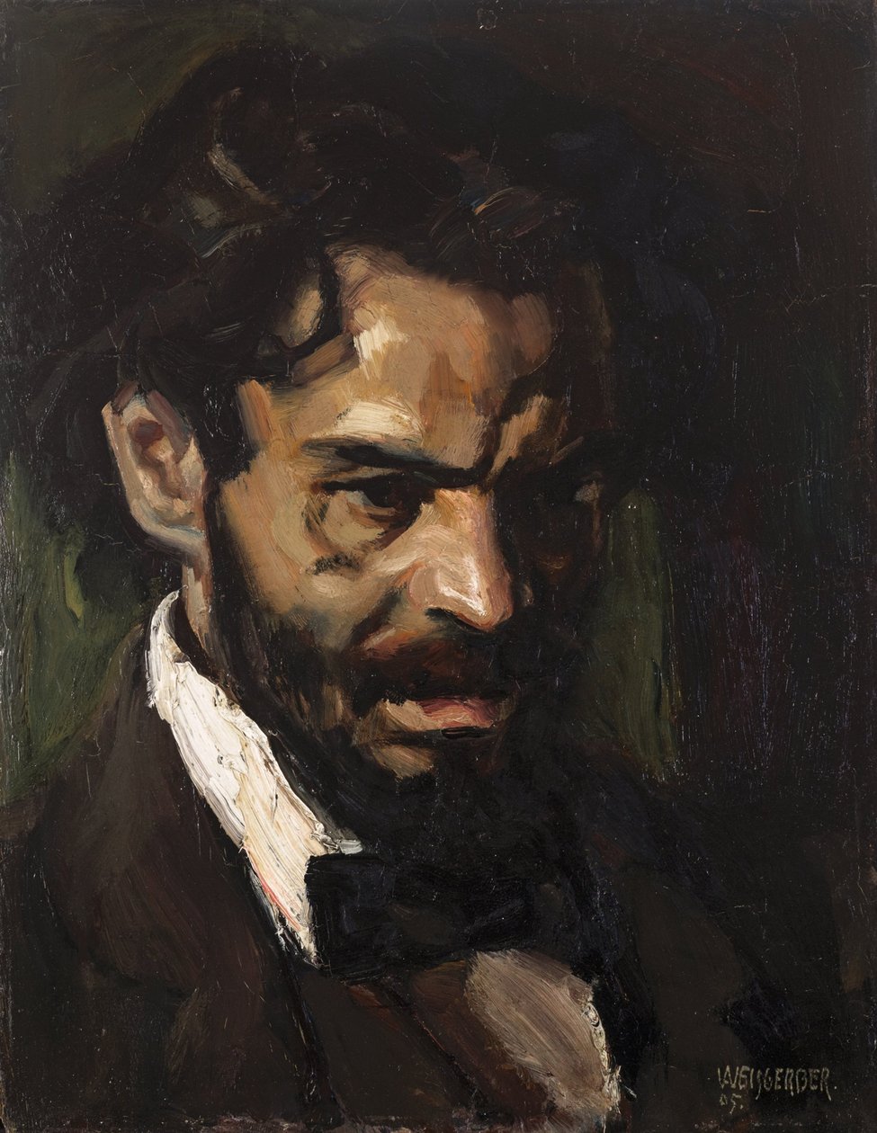 O poeta Ludwig Scharf de Albert Weisgerber